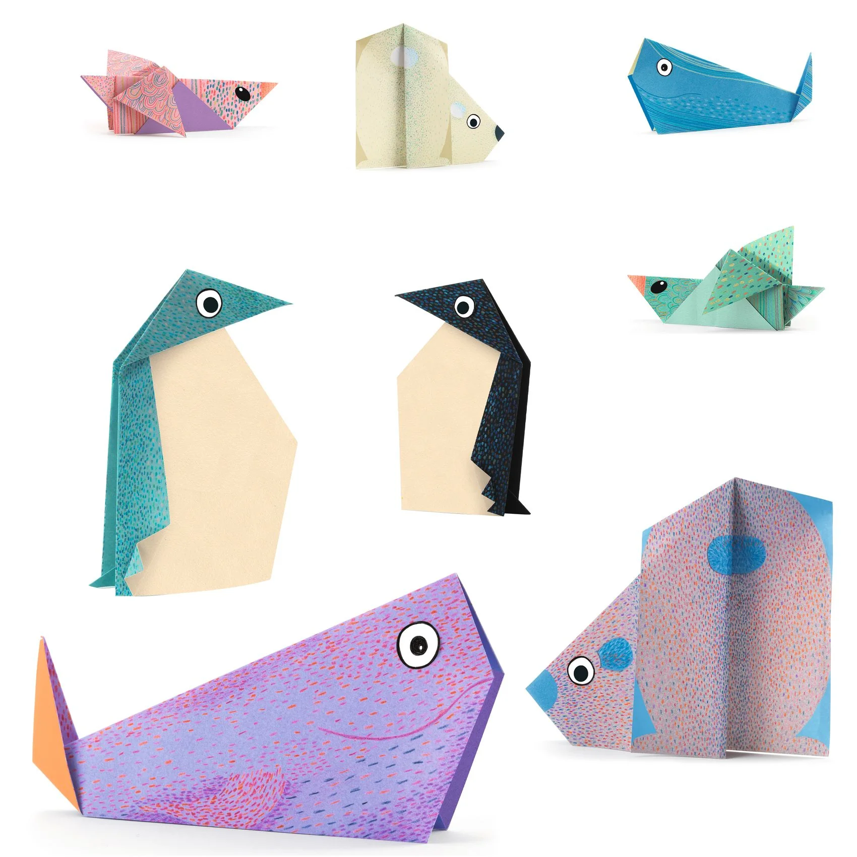 Djeco Easy Polar Animal Origami - Image 7